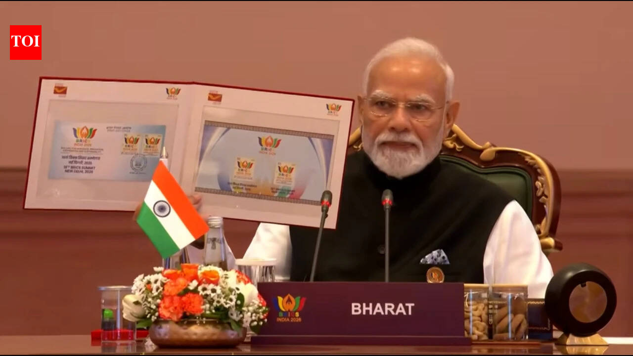 PM Modi unveils two postage stamps...