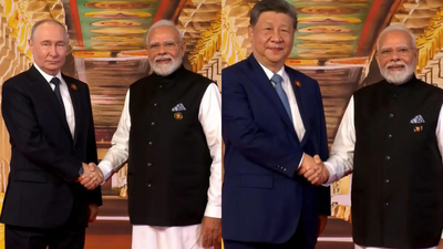 Tamil link at Brics: PM Modi greets leaders before Rameswaram backdrop; Xi stops for a closer look