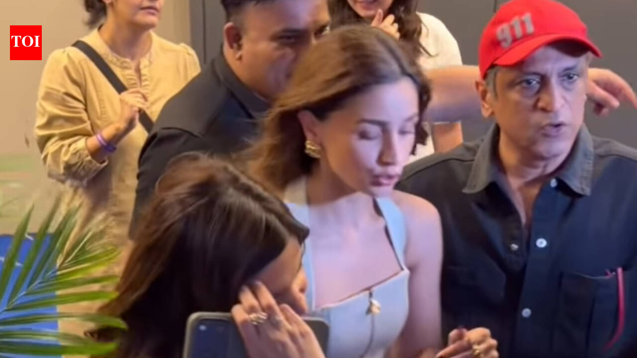 Alia Bhatt’s bodyguard pushes away fan trying to click selfie with her; netizens react as video goes viral