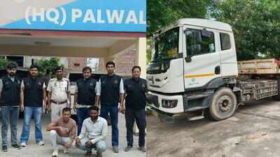Fake sales tax officers rob Rs 70 lakh iron-rod consignment, abduct driver; 2 held in Palwal