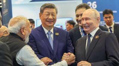 From PM Modi-Putin-Xi meet to Banyan Tree plantation, car diplomacy: Brics Summit wrap-up in pictures