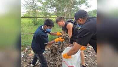 Beyond MP: Bittu Tabahi, volunteers clear 2 tonnes of waste along Turahalli forest boundary in Bengaluru