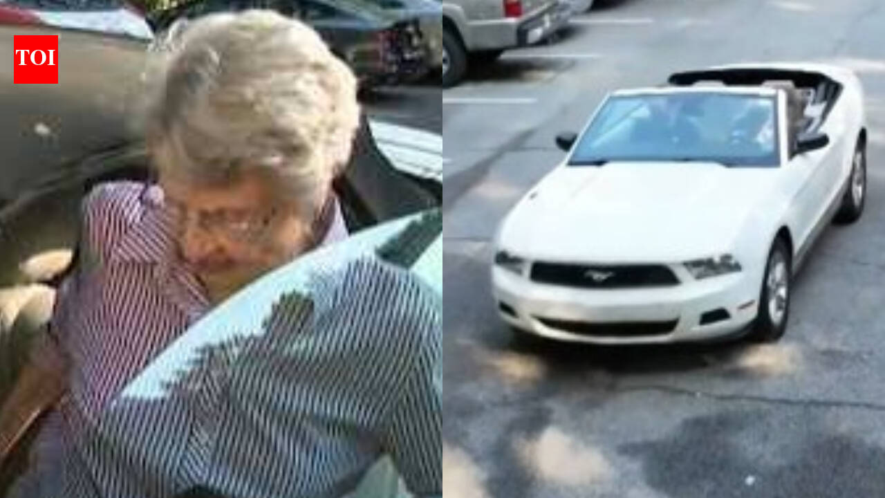 At 100, Barbara Haig still drives her Mustang, putting caution before age