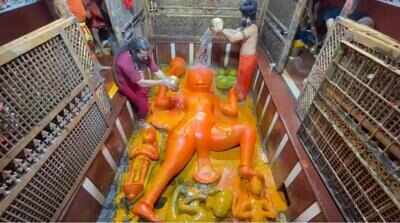 Bade Hanuman temple reopens after floodwaters recede