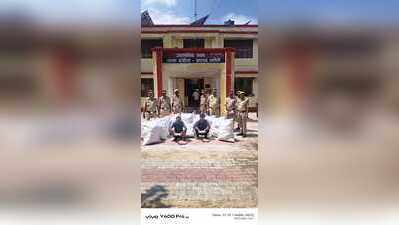 Truck seized with 200kg of ganja in Jhansi; 2 held