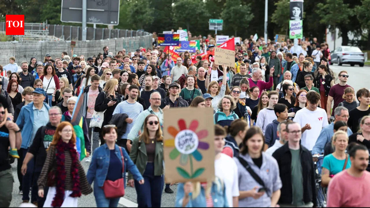 Mass protests erupt in Germany as AfD eyes breakthrough in eastern states