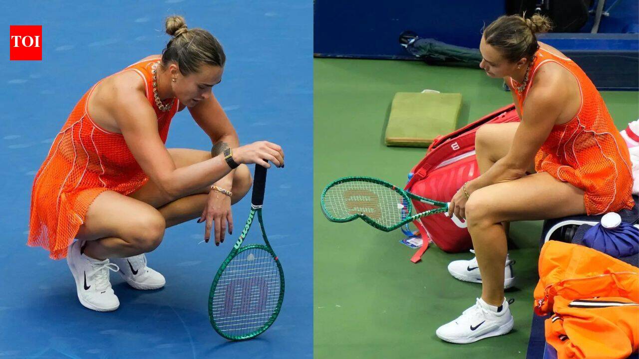 Sabalenka smashes racket, hits ball into crowd after US Open defeat to Rybakina