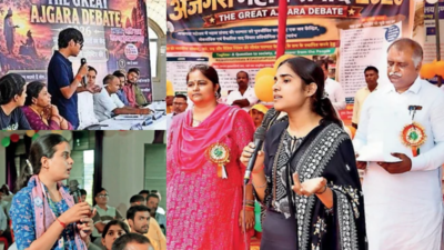 Yaksh-Yudhishthir samvad inspires an epic debate chain in Pratapgarh
