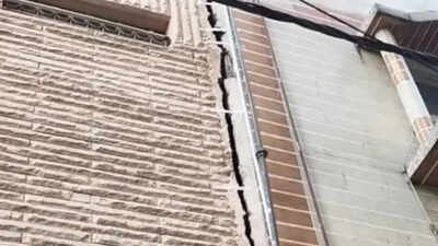 Delhi building evacuated after sudden tilt, owner asked to demolish structure