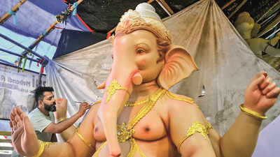 Ganeshotsav 2026: Bappa idols get their final touches ahead of festivities in Nagpur