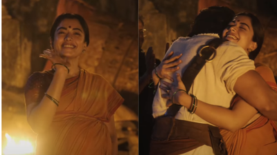 Rashmika Mandanna wraps ‘Ranabaali’ shoot; Vijay Deverakonda joins her for SPECIAL HUG