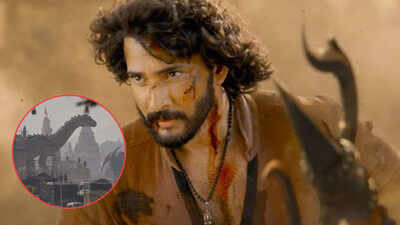 'Varanasi': Alleged leaked image from sets of Mahesh Babu and Priyanka Chopra starrer shows dinosaur, massive temples; fans react, 'What is SS Rajamouli cooking?'