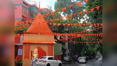 Ganesh pujas in Salt Lake shift change colour