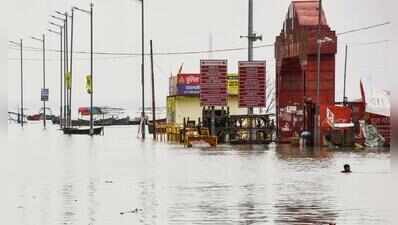 Twin rivers recede, major relief for low-lying area residents