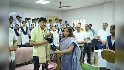 JNV Rangia students walk a mile in panchayat representatives’ shoes
