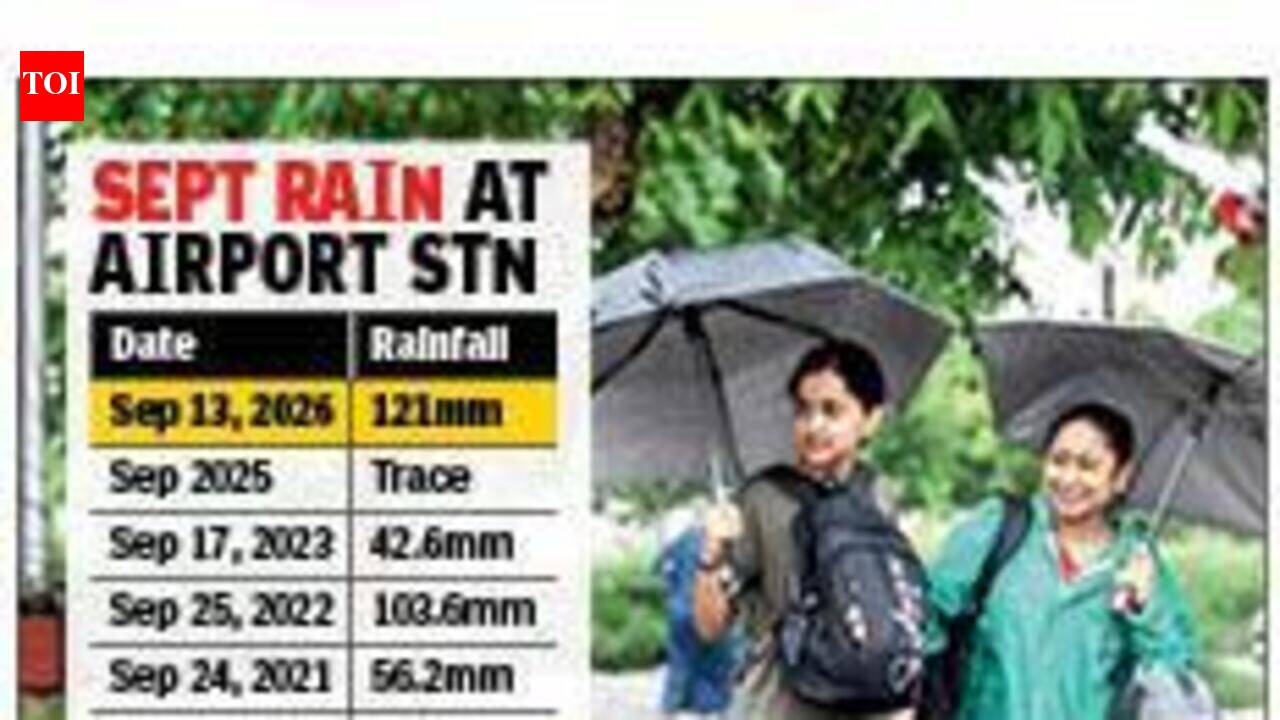 City records highest 24-hr Sept rain since 2012