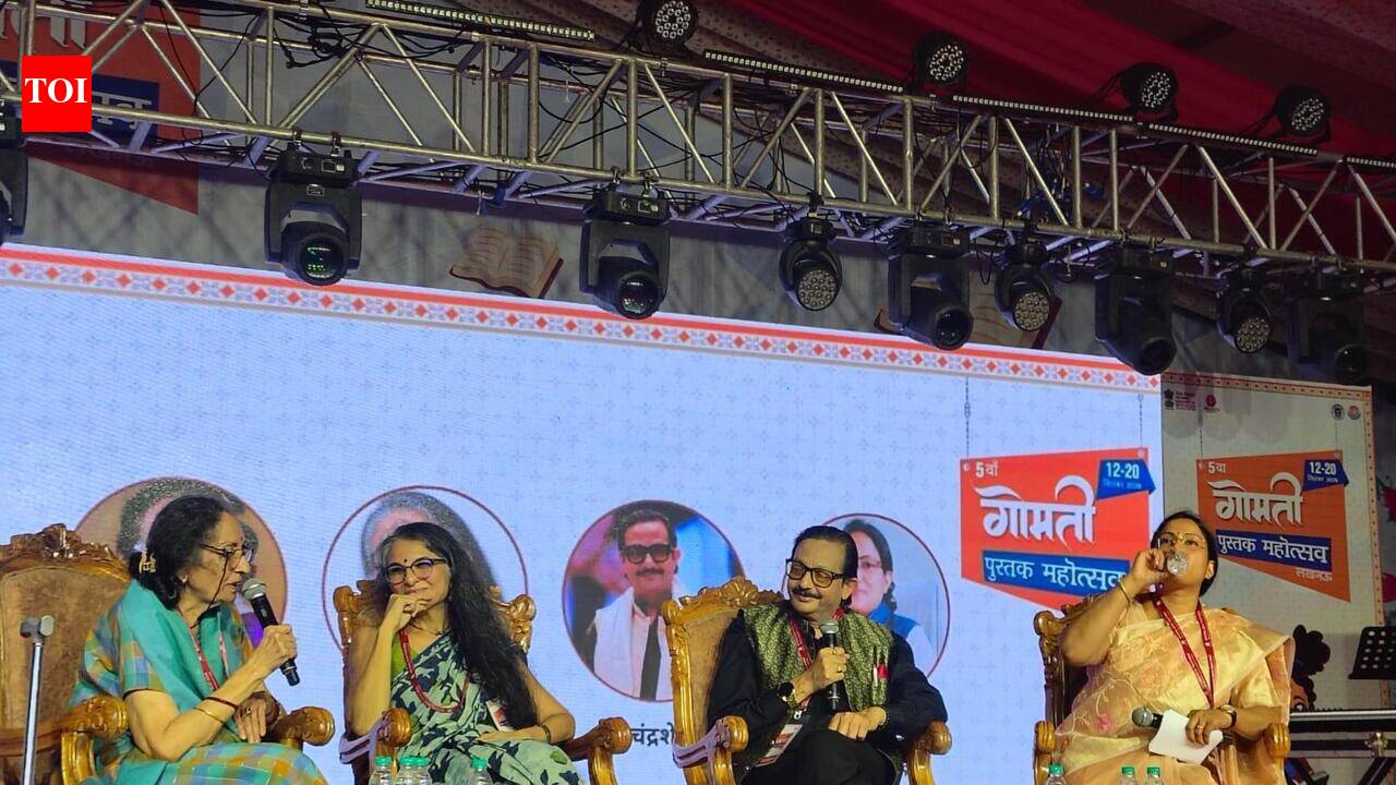 Reels vs reading: Hindi Literary heirs urge youth to return to books at Gomti Book festival