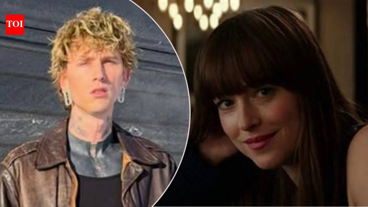 Dakota Johnson and Machine Gun Kelly spotted at Taylor Swift’s NYC place