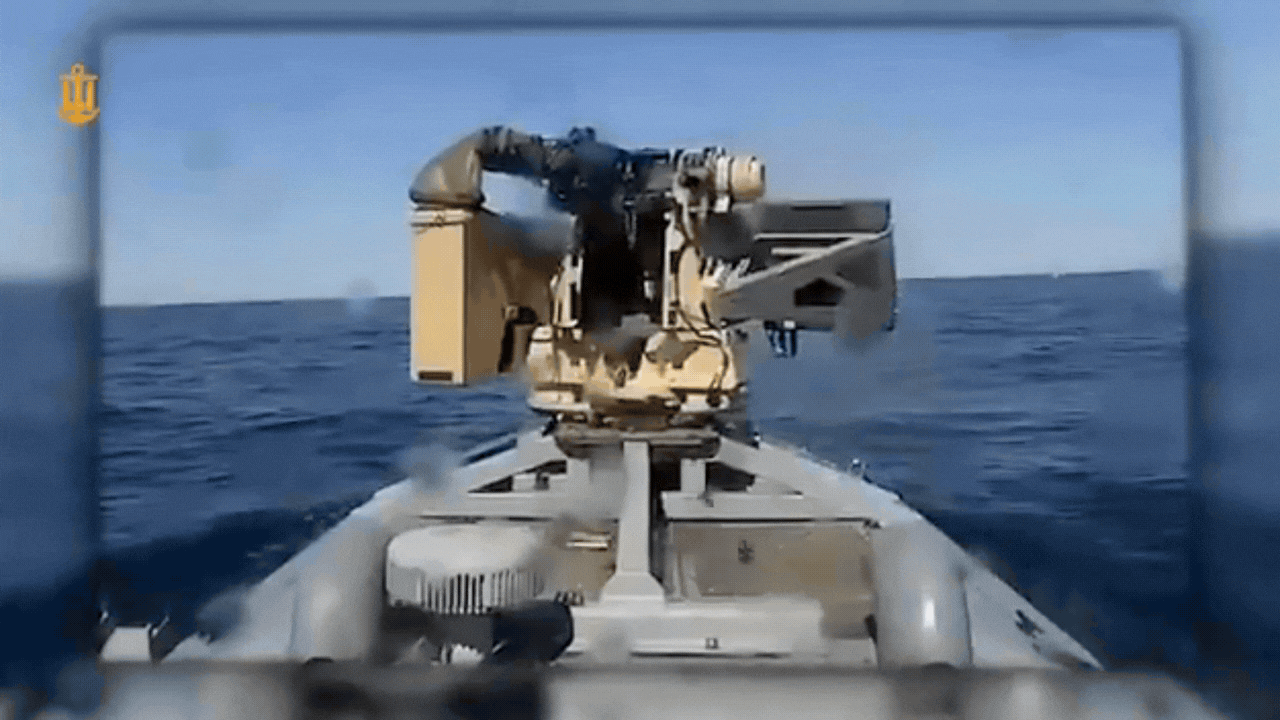 Watch: Ukrainian drone destroys Russian drone in first-ever naval drone-on-drone strike