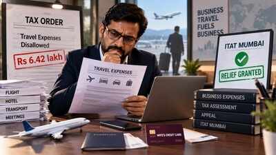 Businessman paid Rs 6.42 lakh for foreign business travel using wife’s card and then reimbursed her; taxman disallowed it, ITAT Mumbai says nothing in law bars it