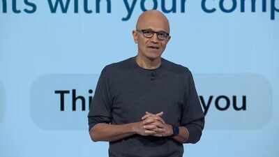 Microsoft CEO Satya Nadella agrees on slowing AI development, but also has 'wake-up message' for Dario Amodei and Sam Altman; says: For every company it is important that ...