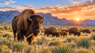 Mexico brought bison back to the Chihuahuan Desert after they were hunted to extinction 160 years ago; within months, they began restoring soil and the ecosystem