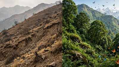 In 1992, researchers restored a degraded Himalayan slope; 30 years later, 88 tree species were established, and more than 160 bird species returned