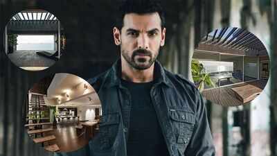 John Abraham’s Mumbai home ‘Villa in the Sky’: All about 4,000-square-foot Arabian sea-facing Bandra duplex with minimalist interiors, glass windows and private media room