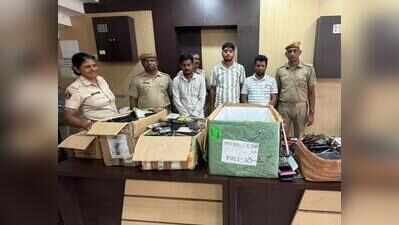 Infocity police bust gang stealing phones from exam candidates, 3 held