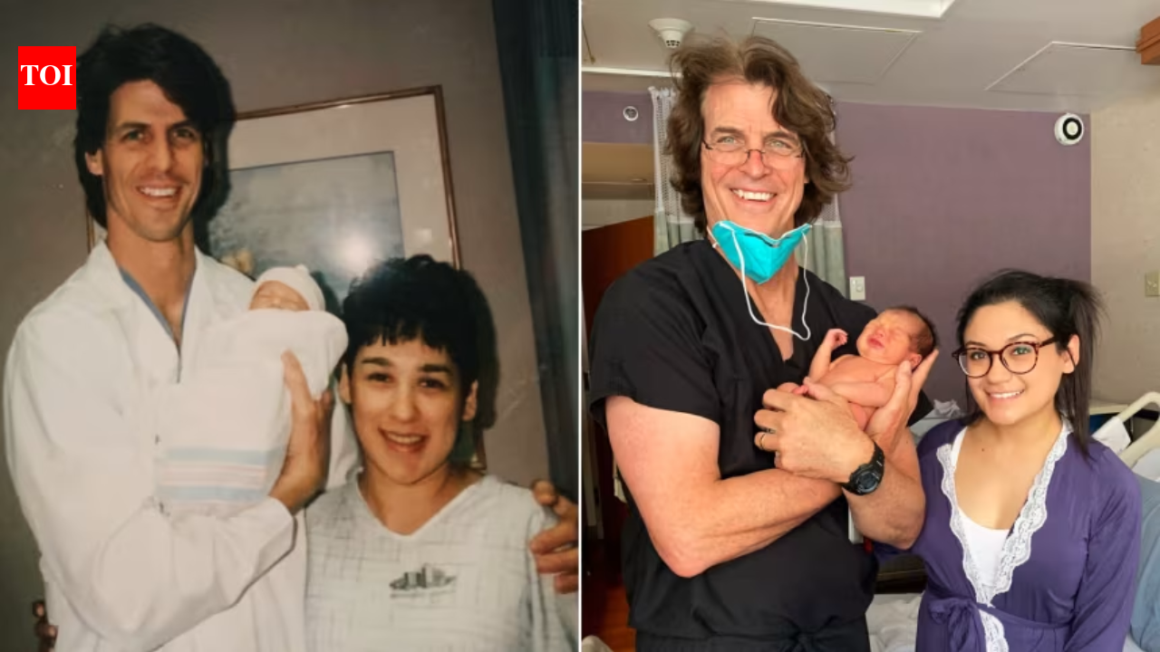 In 1995, this American doctor delivered a baby girl; 25 years later, he delivered her son