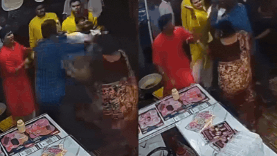 Watch: Dispute over Ganesh festival contributions escalates into violence in Gujarat