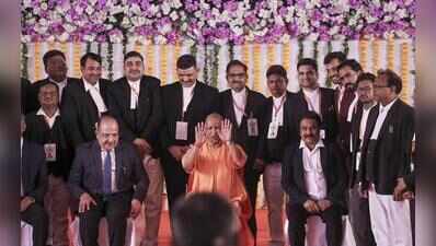Yogi announces Rs 5L cashless insurance for UP advocates, tablets for 400 law officers