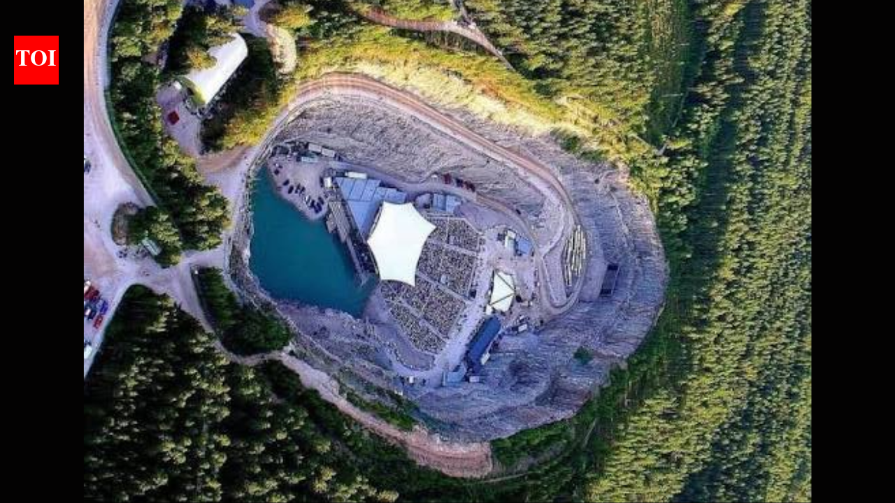 In 1990, mining stopped at a 55-metre-deep Swedish limestone quarry; a year later...
