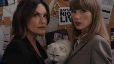 Emmy Awards: Taylor Swift and her cat Olivia Benson turn detectives; make special appearances in 'Law & Order: Special Victims Unit' skit - WATCH