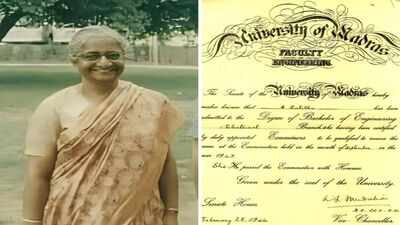 National Engineers' Day 2026: Meet A. Lalitha, India’s first female engineer who defied a male-dominated profession