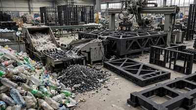 MIT scientists developed a way to turn discarded plastic into strong building materials, with recycled composites already used in a 40-foot bridge