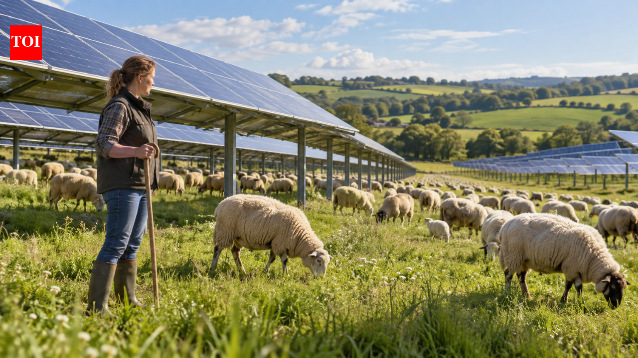 UK farmer grows from 20 sheep on 18 acres to 200 sheep on 250 acres with solar grazing