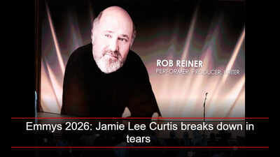 Emmys 2026: Jamie Lee Curtis breaks down in tears while paying tribute to late friend Rob Reiner; calls him her 'beloved Meathead'
