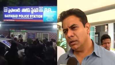 KTR alleges 15-member group attacked aides inside police station