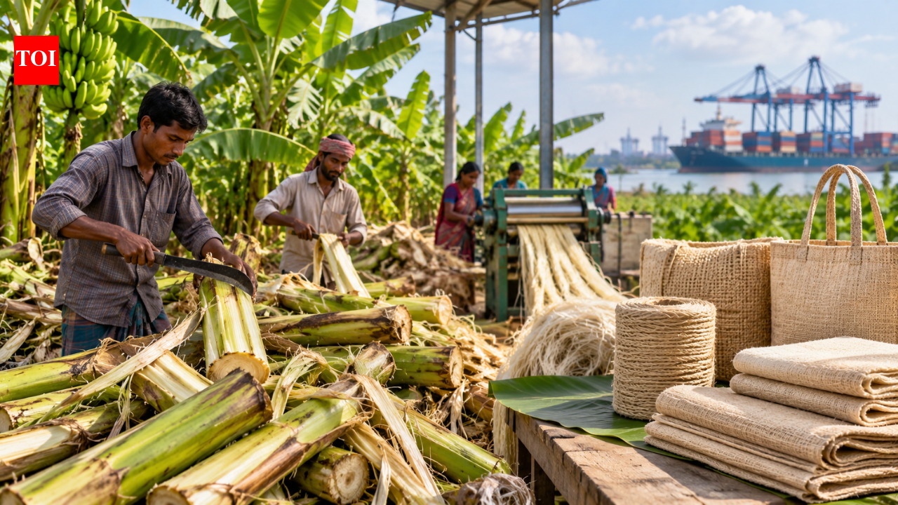 Bangladesh's discarded banana stems could yield 37,778 tonnes of fibre and $94M in exports