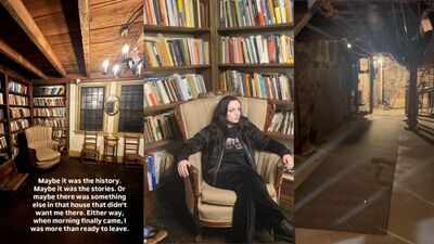 This woman spent a night inside the real Conjuring House, the 1736 Rhode Island farmhouse where the Perron family reported horrifying experiences; “No matter where you walked, you didn’t feel alone”