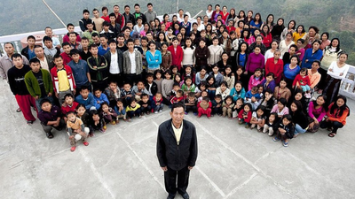 39 wives, 94 children and a four-storey mansion: The story of Ziona Chana, the Mizoram man who once headed the ‘world’s biggest family’