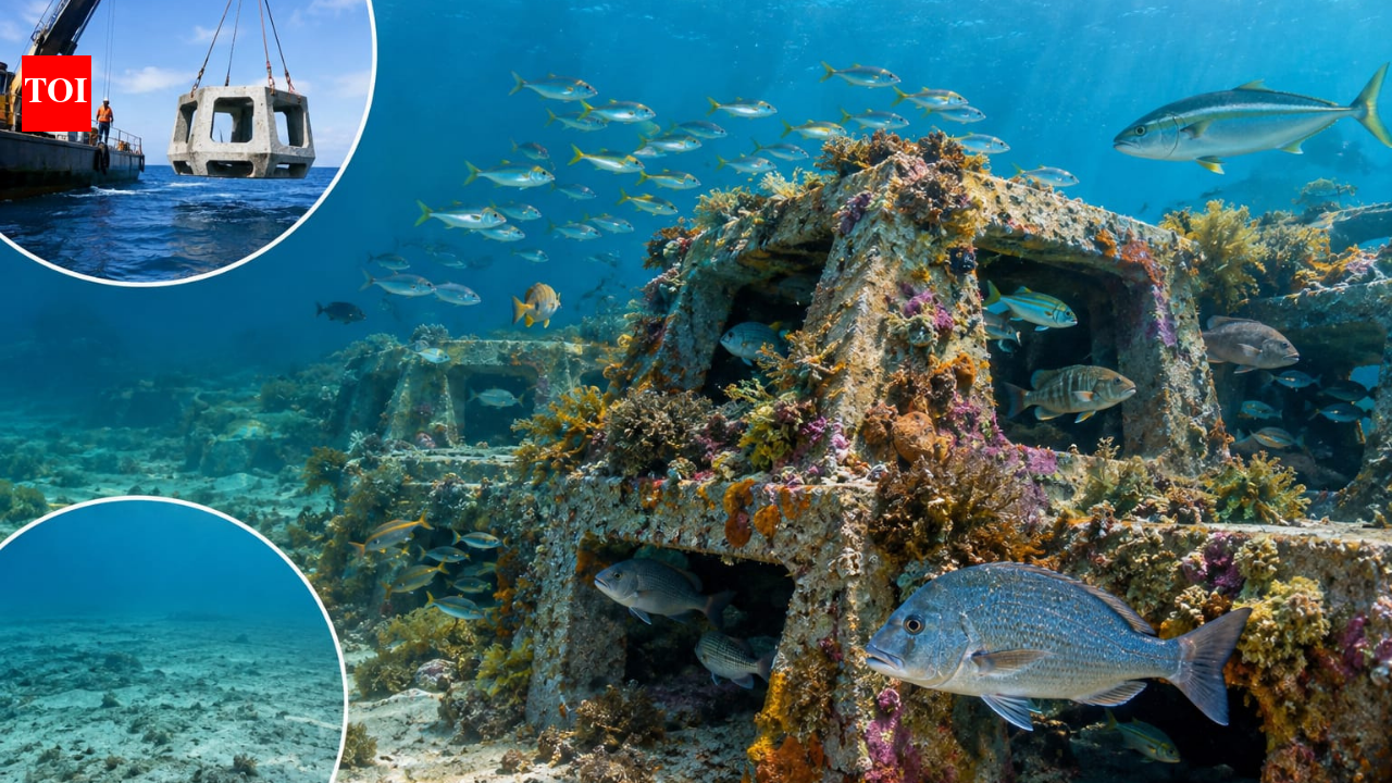 Western Australia created two reefs with 60 concrete boxes; fish species rose from 12 to more than 60