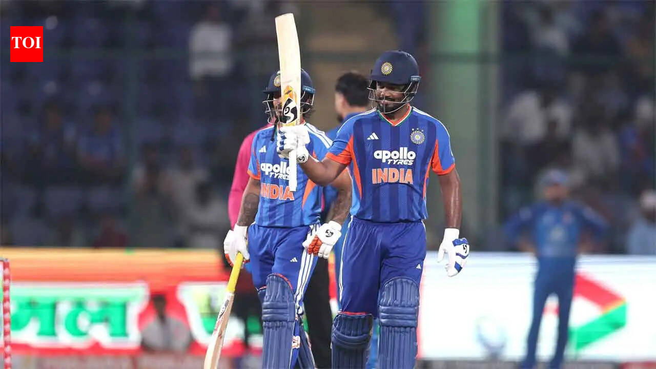 IND vs AFG Live: Sanju Samson falls for fiery 57; India inch closer to series win