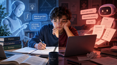 AI as tutor or shortcut: The difference may shape student learning