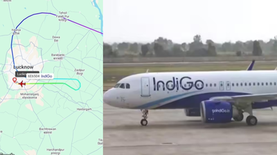 IndiGo Agartala-Delhi flight diverted to Lucknow after smoke warning in cargo area; all 103 on board safe