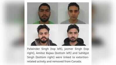 4 Punjab-origin men deported from Canada over extortion links