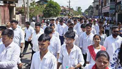 Dibrugarh Aasu unit calls for stronger action against drug trade, holds rally