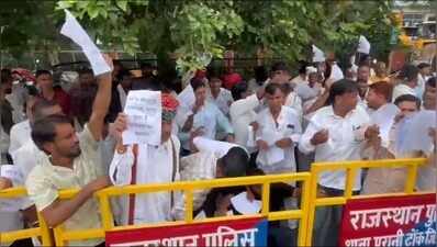 Villagers in Tonk stage protest over drug trafficking