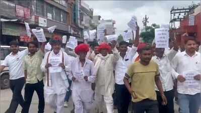 Villagers in Tonk stage protest over drug trafficking